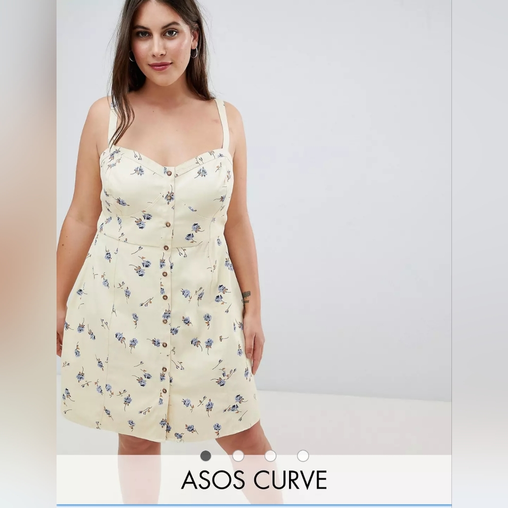 ASOS DESIGN Curve mini sundress US size 18